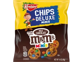 M&M bitesize cookies