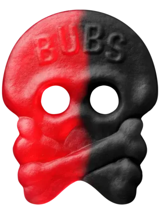 Raspberry Drop Skulls