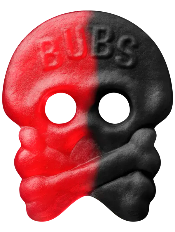 Raspberry Drop Skulls