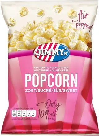Jimmy's Popcorn Minibag Zoet