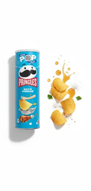 Pringles Salt & Vinegar 165 g